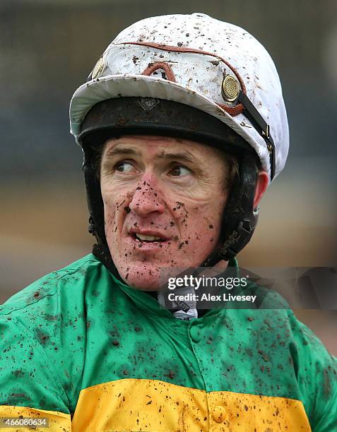 Tony McCoy on Princely Conn looks on after the Vincent O'Brien County Handicap Hurdle during the Cheltenham Gold Cup day at the Cheltenham Festival...