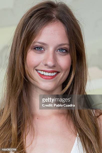 Spanish actress Michelle Jenner attends the 'Mas Alla del Jardin' photocall at Maradero on March 13, 2015 in Madrid, Spain.