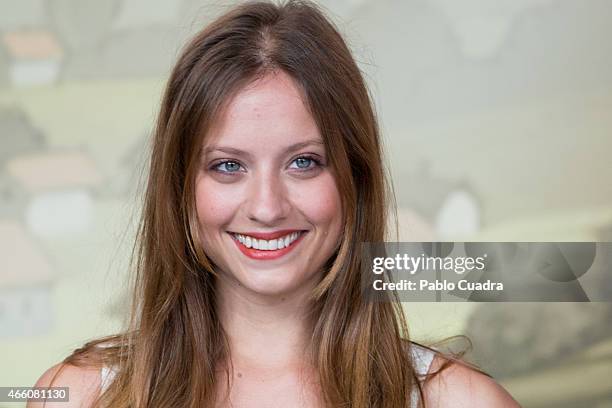 Spanish actress Michelle Jenner attends the 'Mas Alla del Jardin' photocall at Maradero on March 13, 2015 in Madrid, Spain.