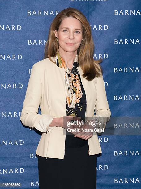 Her Majesty Queen Noor of Jordan attends Barnard College's 7th Annual Global Symposium at Barnard College on March 13, 2015 in New York City.