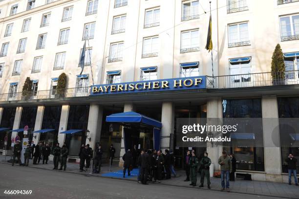 The 50th annual Munich Security Conference is held at Bayerischer Hof in Munich, Germany, January 31, 2014.