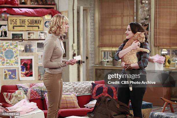 And The Fat Cat" -- A handsome businessman returns Max and Caroline's missing cat, Nancy, who comes home with a big surprise, on 2 BROKE GIRLS,...