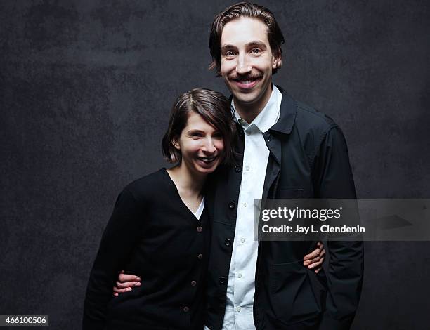 Sarah Cyngler and Ariel Kleiman from the film 'Partisan' pose for a portrait for the Los Angeles Times at the 2015 Sundance Film Festival on January...