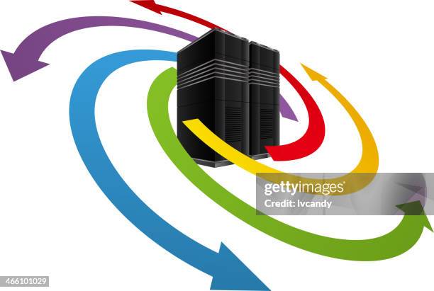server - server stock illustrations