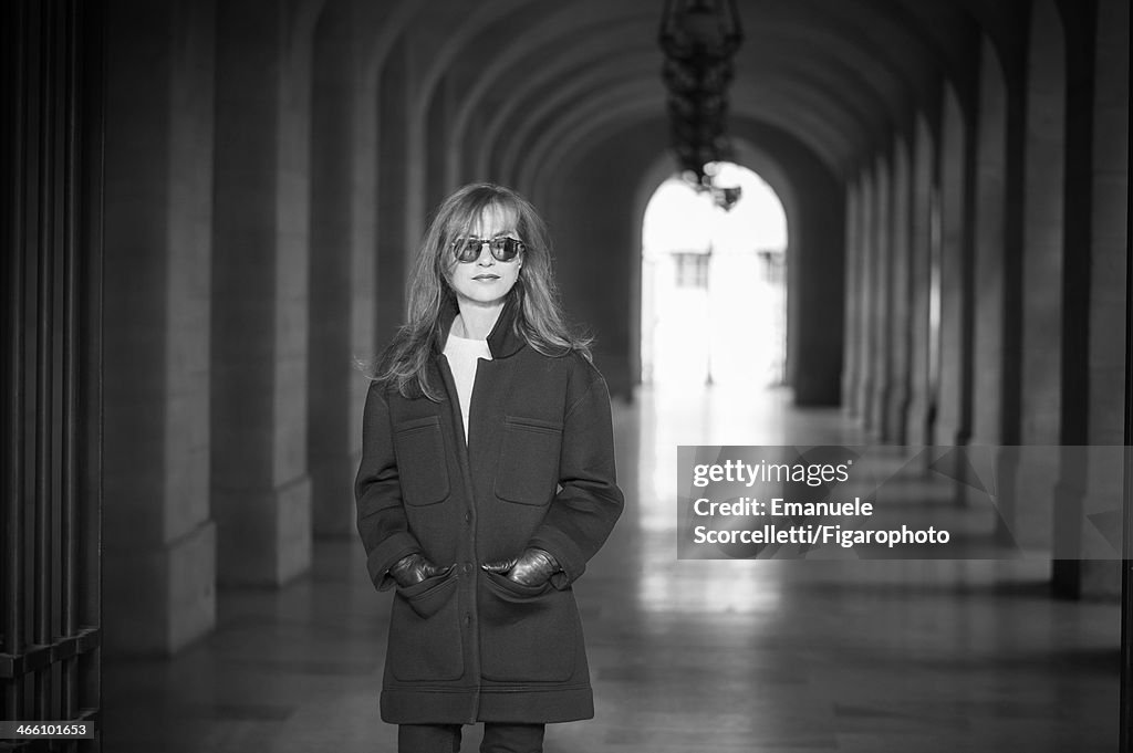 Isabelle Huppert, Madame Figaro, January 10, 2014