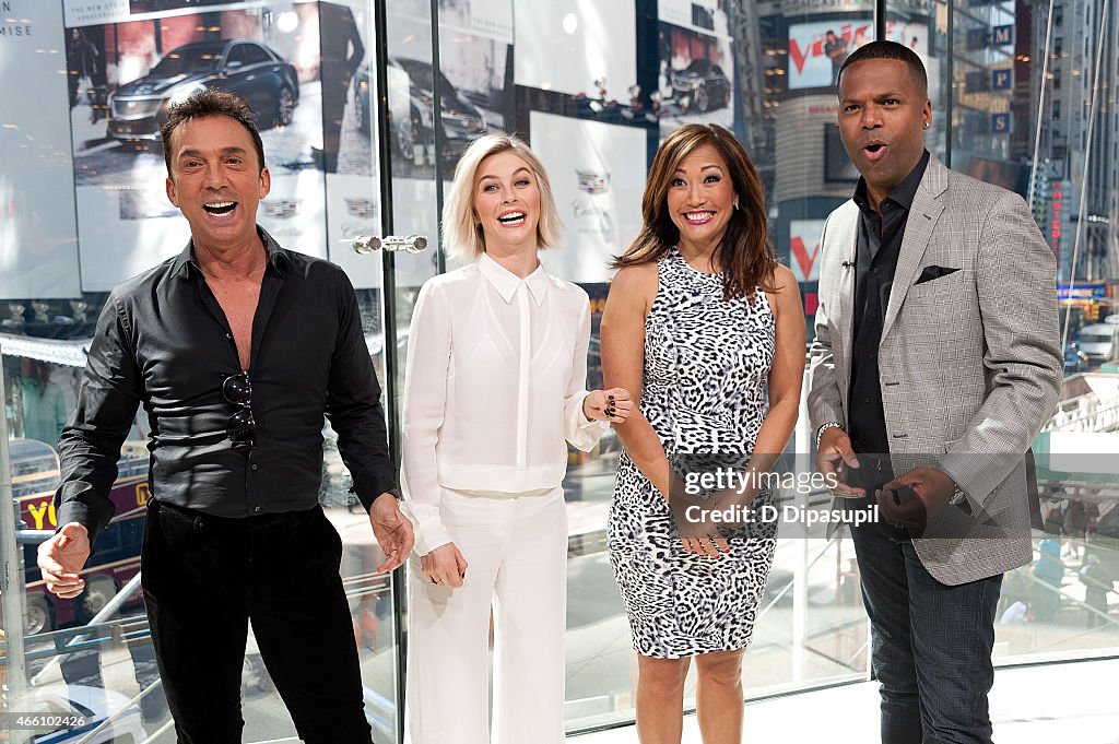 "Dancing With The Stars" Judges Visit "Extra"