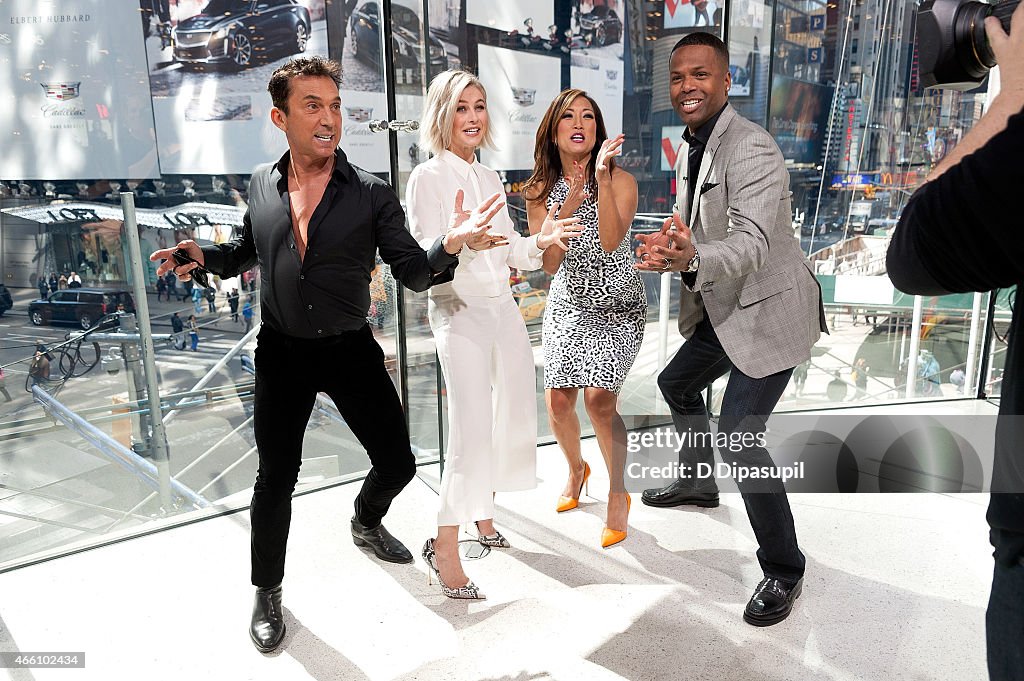 "Dancing With The Stars" Judges Visit "Extra"