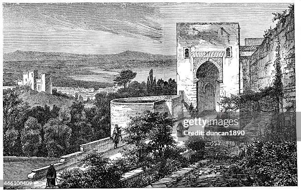 ilustraciones, imágenes clip art, dibujos animados e iconos de stock de catedral de córdoba - córdoba españa