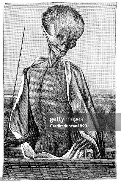 stockillustraties, clipart, cartoons en iconen met doctor death - 16th century style