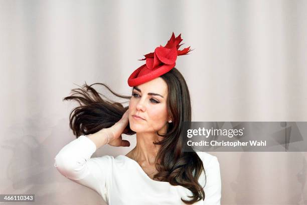 Prince William, Duke of Cambridge, Kate Middleton, Duchess of Cambridge are photographed for Vanity Fair Magazine on July 13, 2011 in Ottawa,...