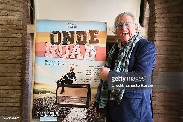 Federico L'Olandese Volante attends the 'Onde Road' photocall at AGIS on March 13, 2015 in Rome, Italy.