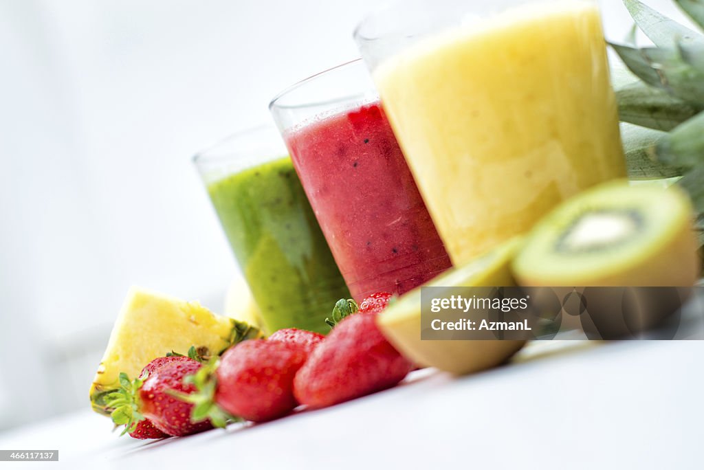 Fresh, healthy smoothies