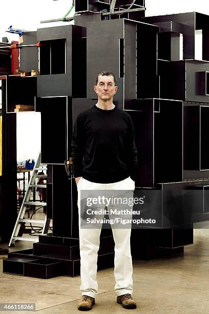 Artist Antony Gormley is photographed for Madame Figaro on January 29, 2015 in London, United Kingdom. PUBLISHED IMAGE. CREDIT MUST READ: Matthieu...