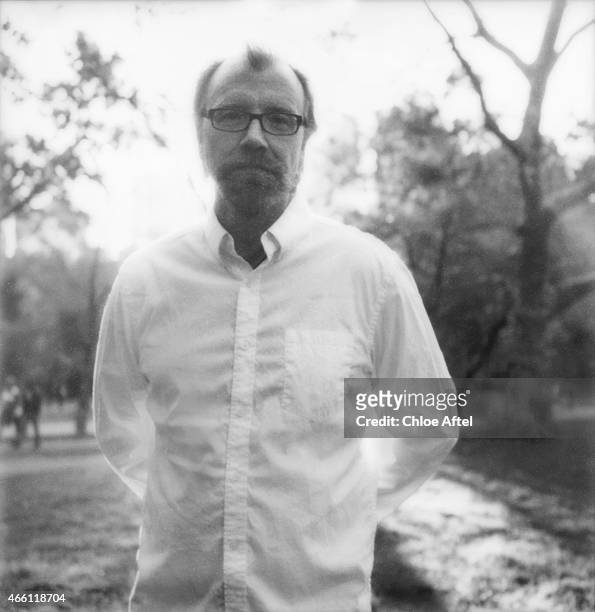 Writer George Saunders is photographed for Self Assignment on October 21, 2012 in New York City.