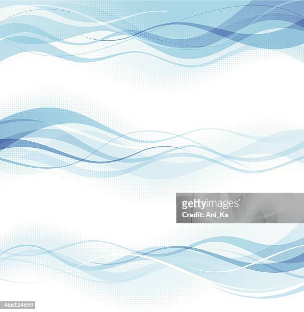 abstract wavy banners - stream body of water stock illustrations