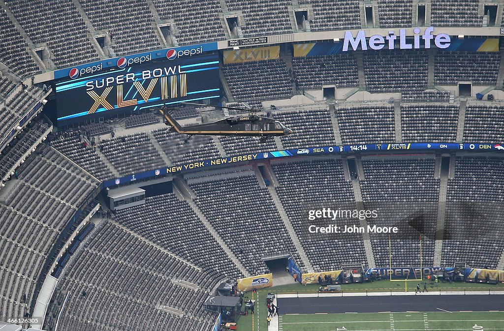 New York Area Prepares For Super Bowl XLVIII