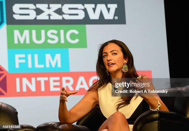 Rent The Runway CEO and co-founder Jennifer Hyman speaks onstage at 'Defining The Next Generation Retail Experience' during the 2015 SXSW Music, Film...