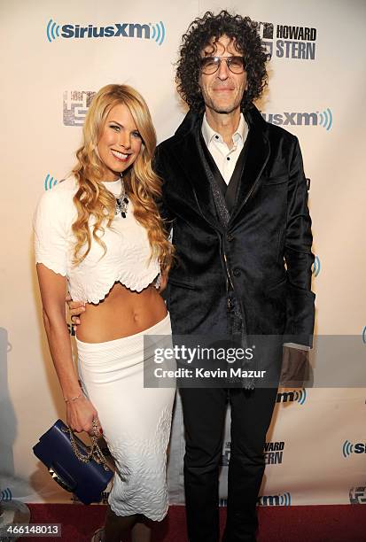 Beth Stern and Howard Stern attend "Howard Stern's Birthday Bash" presented by SiriusXM, produced by Howard Stern Productions at Hammerstein Ballroom...