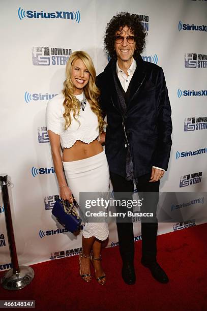 Beth Ostrosky Stern and Howard Stern attend "Howard Stern's Birthday Bash" presented by SiriusXM, produced by Howard Stern Productions at Hammerstein...