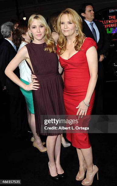 Actress Lea Thompson and daughter Madeline Deutch arrive for the Premiere Of Warner Bros. Pictures' "Beautiful Creatures" held at TCL Chinese Theater...