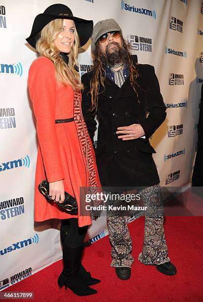 Sheri Zombie and Rob Zombie attend "Howard Stern's Birthday Bash" Presented By SiriusXM, Produced By Howard Stern Productions at Hammerstein Ballroom...