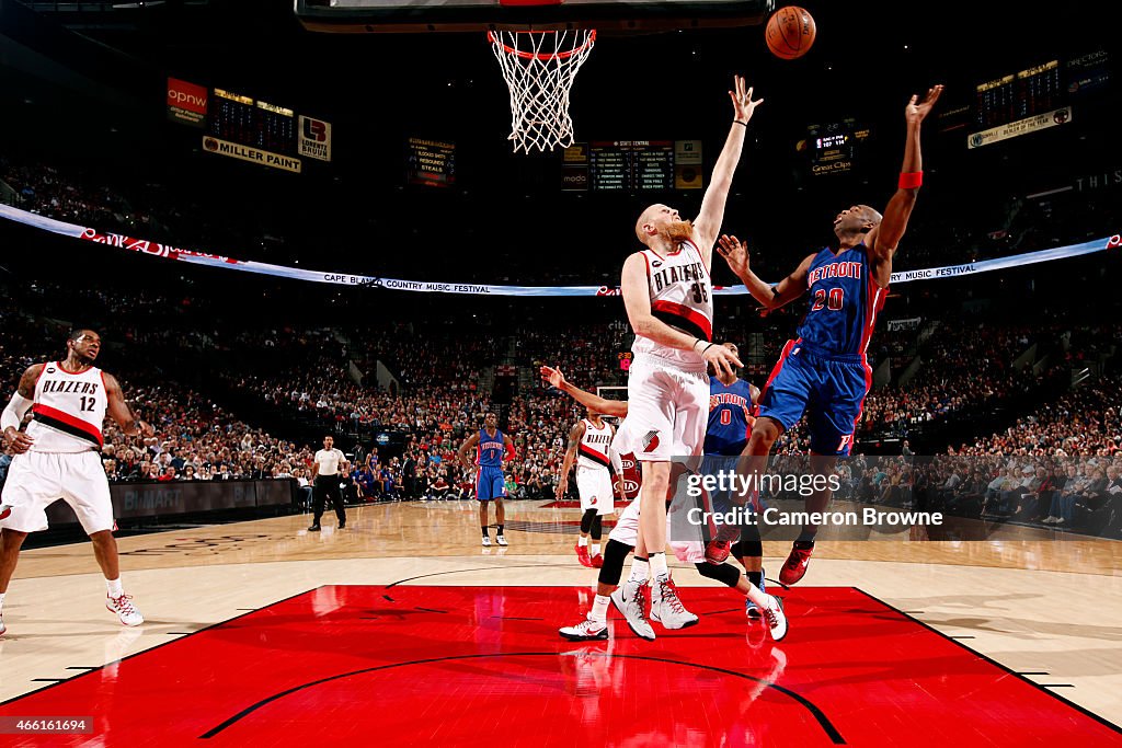 Detroit Pistons v Portland Trail Blazers