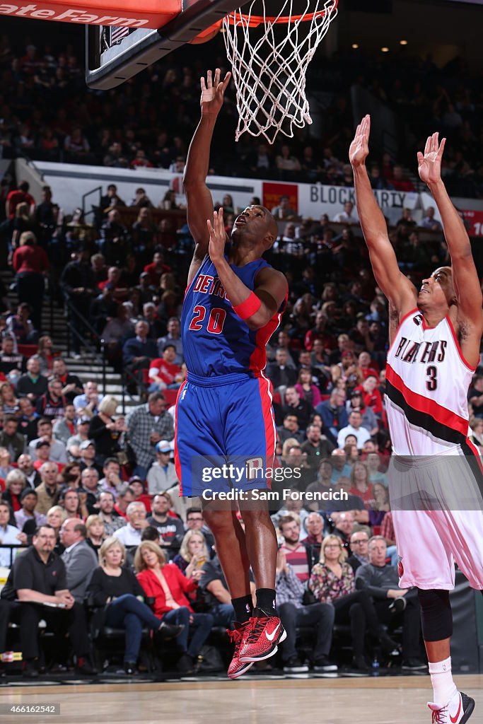 Detroit Pistons v Portland Trail Blazers