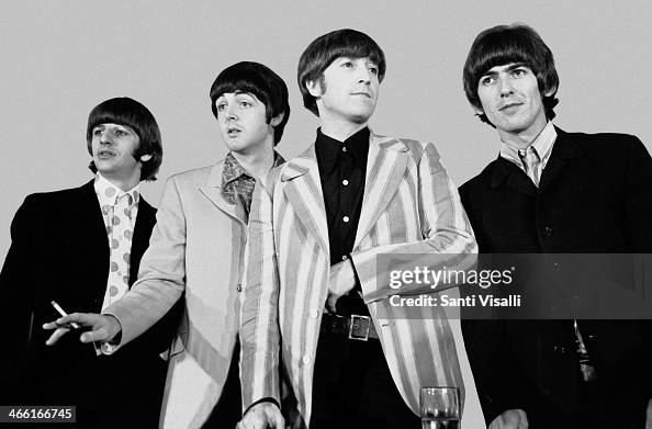 The Beatles During A Press Conference The Beatles During A Press Conference