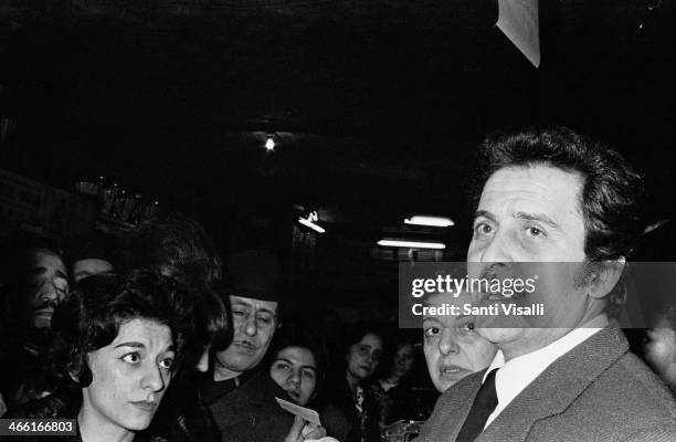Singer Domenico Modugno Mr. Volare on February 21, 1965 in New York, New York.