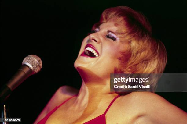 Singer Lorna Luft performing on April 5, 1978 in New York, New York.