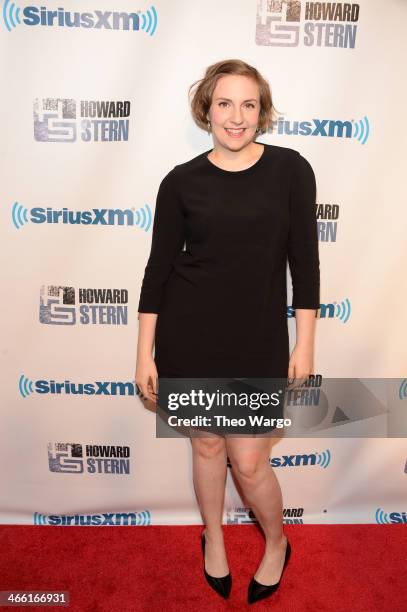 Lena Dunham attends "Howard Stern's Birthday Bash" presented by SiriusXM, produced by Howard Stern Productions at Hammerstein Ballroom on January 31,...