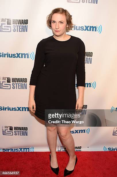 Lena Dunham attends "Howard Stern's Birthday Bash" presented by SiriusXM, produced by Howard Stern Productions at Hammerstein Ballroom on January 31,...