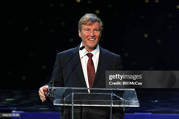 Leigh Steinberg winner of the Reds Bagnell Award for contribution to the game of Football attends the 78th Annual Maxwell Football Club Awards Gala...