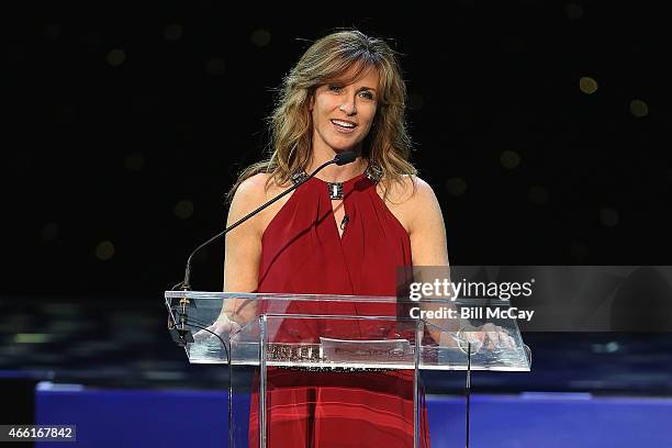 Suzy Colber attends the 78th Annual Maxwell Football Club Awards Gala Press Conference at the Tropicana Casino March 13, 2015 in Atlantic City, New...