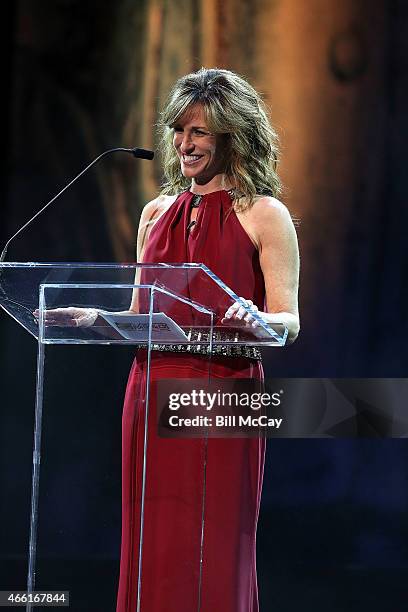 Suzy Colber attends the 78th Annual Maxwell Football Club Awards Gala Press Conference at the Tropicana Casino March 13, 2015 in Atlantic City, New...