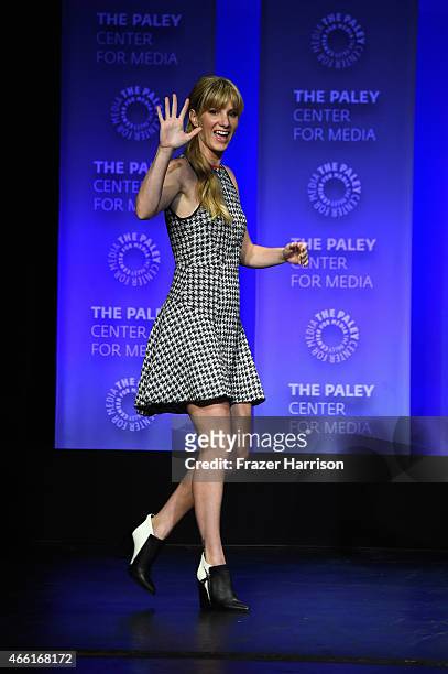 Actress Heather Morris arrives at The Paley Center For Media's 32nd Annual PALEYFEST LA - "Glee" at Dolby Theatre on March 13, 2015 in Hollywood,...