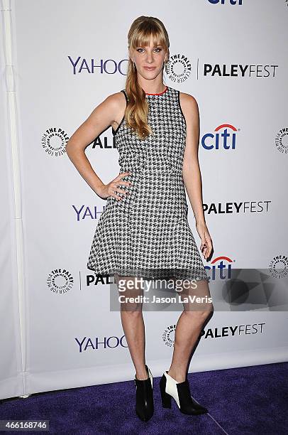 Actress Heather Morris attends the "Glee" event at the 32nd annual PaleyFest at Dolby Theatre on March 13, 2015 in Hollywood, California.