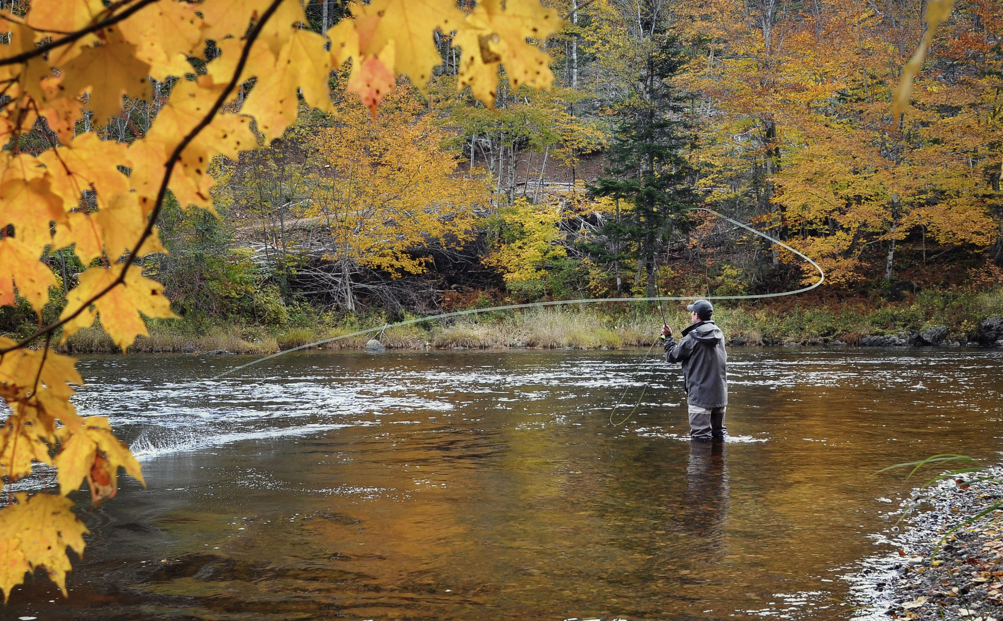 autumn fishing