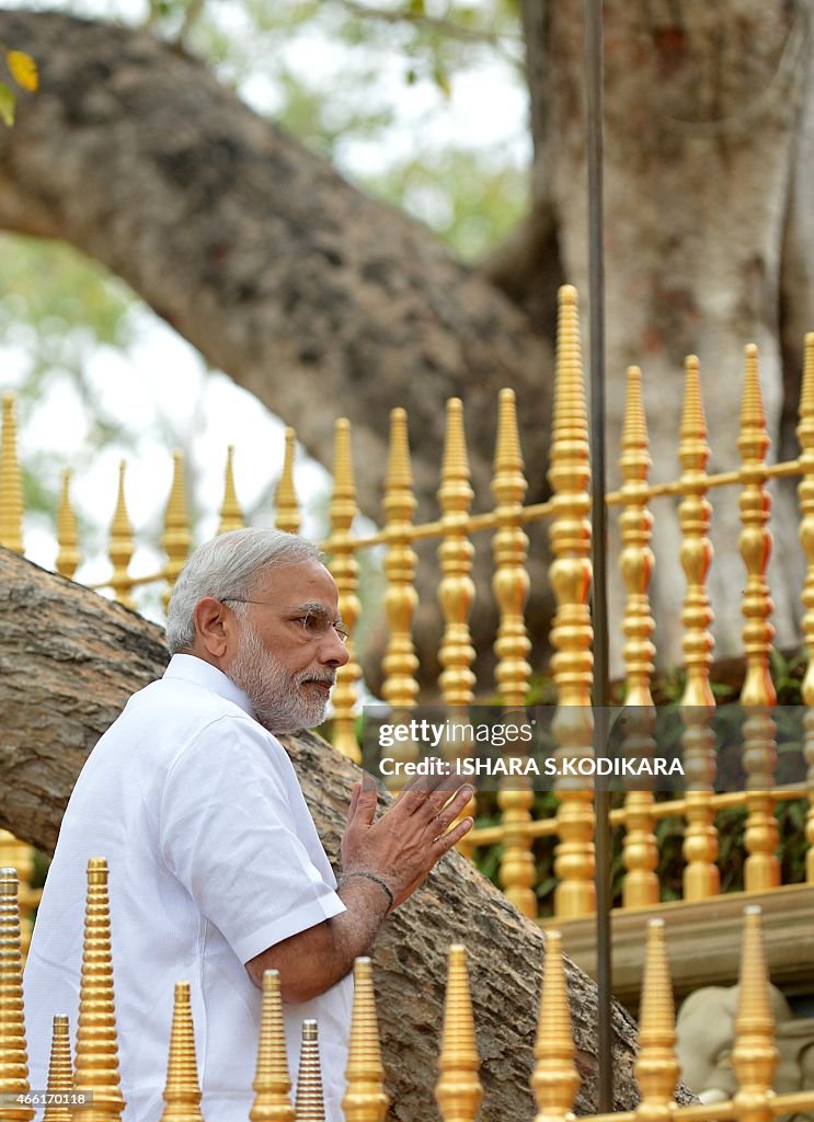 SRI LANKA-INDIA-DIPLOMACY-BUDDHISM