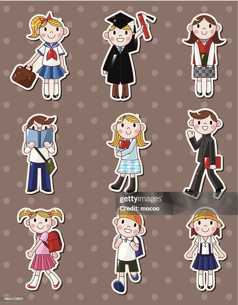 Student Stickers High-Res Vector Graphic - Getty Images