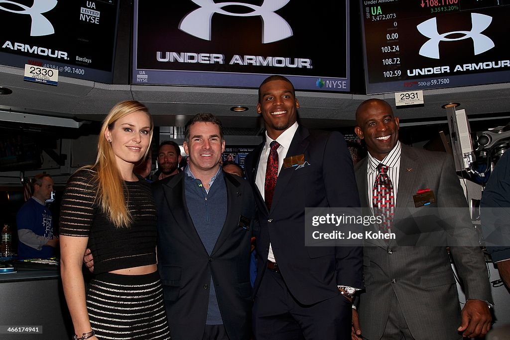 Under Armour Introduces Speedform Apollo Running Shoe At The NYSE Closing Bell