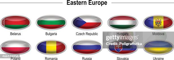 flags - eastern europe - bulgarian flag stock illustrations