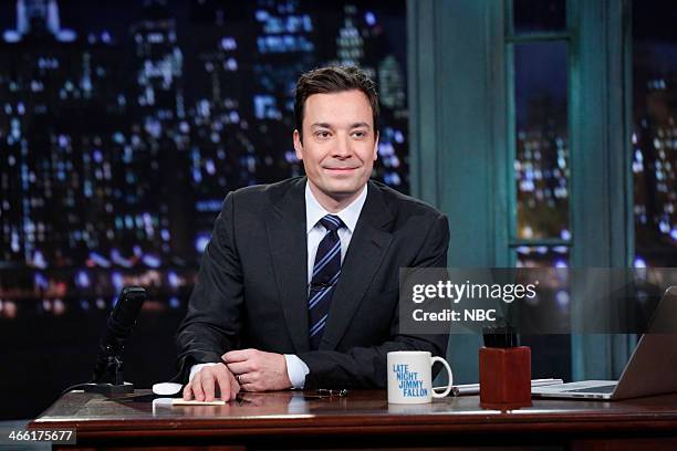 Episode 964 -- Pictured: Jimmy Fallon on Friday, January 31, 2014 --