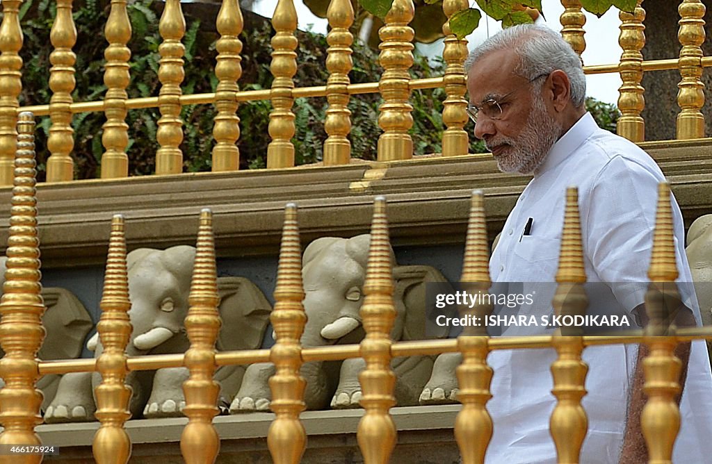 SRI LANKA-INDIA-DIPLOMACY-BUDDHISM