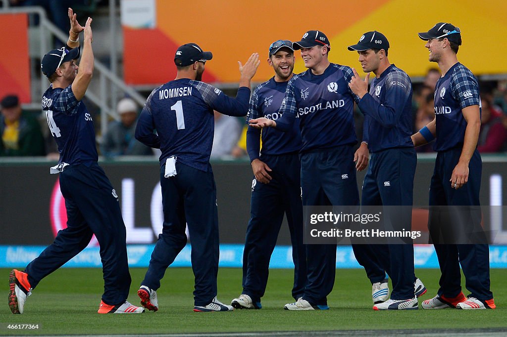 Australia v Scotland - 2015 ICC Cricket World Cup