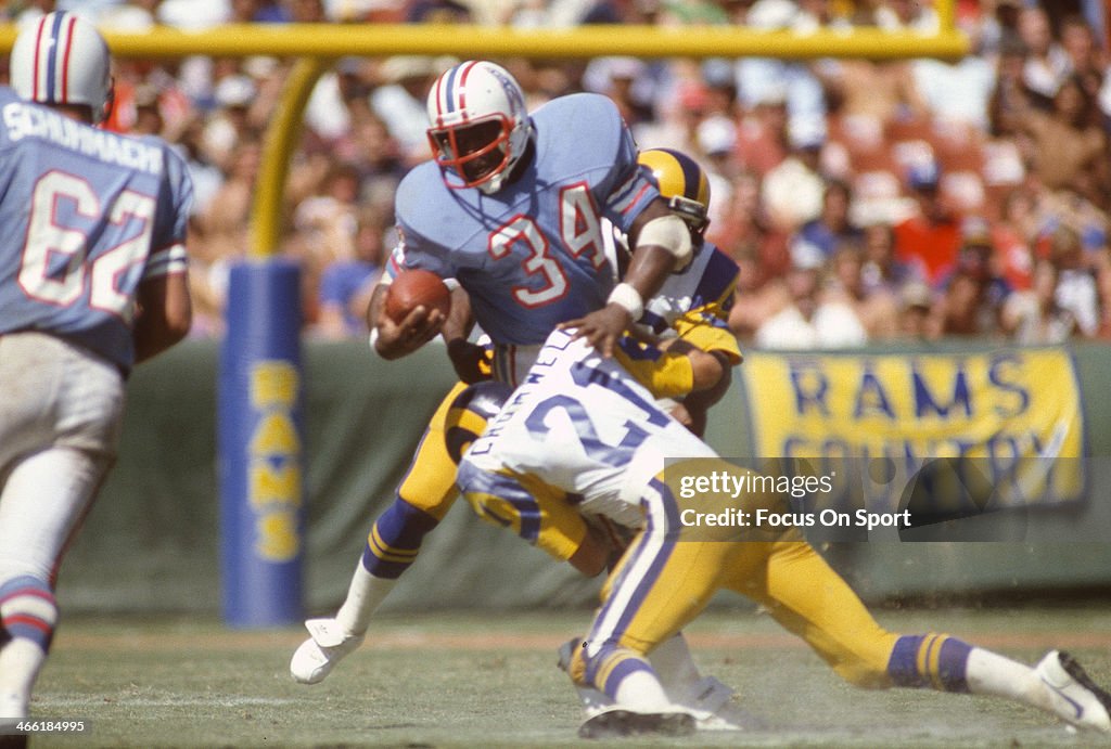 Houston Oilers v Los Angeles Rams