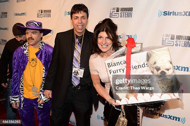 Bobo the Businessman and Mariann from Brooklyn attend "Howard Stern's Birthday Bash" presented by SiriusXM, produced by Howard Stern Productions at...