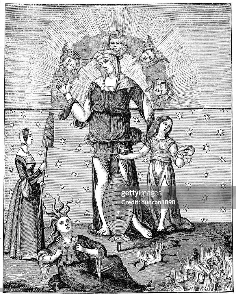 Dame Astrology with the Three Fates