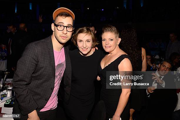 Jack Antonoff, Lena Dunham and Natalie Maines attend "Howard Stern's Birthday Bash" presented by SiriusXM, produced by Howard Stern Productions at...