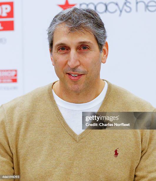 Former New York Giants football player Mark Bavaro visits Macy's Herald Square on January 31, 2014 in New York City.